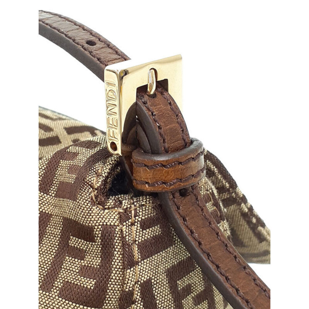 Fendi Zucchino Shoulder Mamma Bag Semi Bucket - Picture 7 of 9